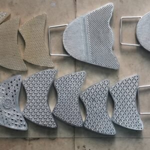 Leather shoes upper punching embossing patterns